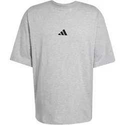 ADIDAS Herren Shirt Future Icons Small Logo, Größe S in Grau Grau
