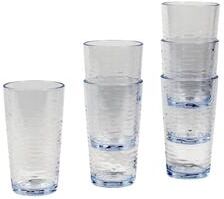 Abode Homewares Tritan Foundry Drinkware Set - Clear - 20.6 oz - Set of 6