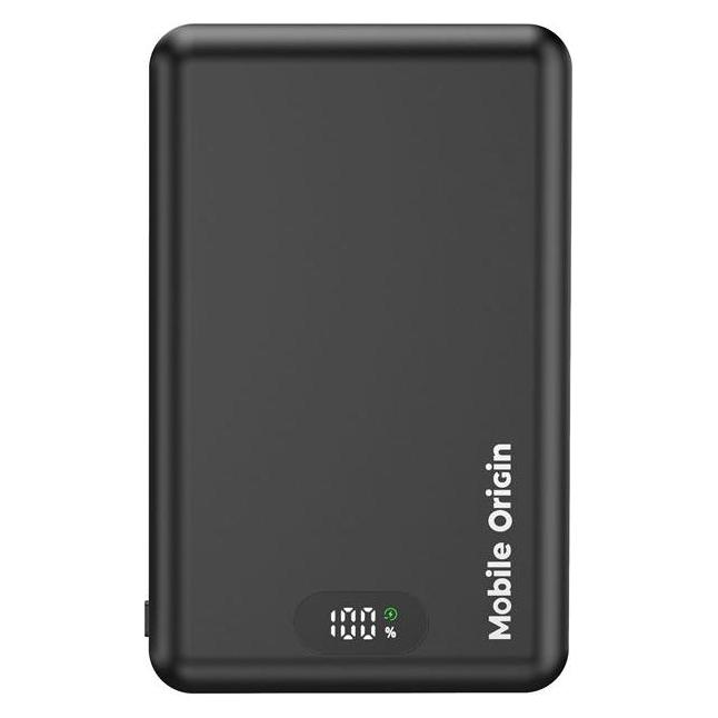 Mobile Origin PowerBank 10000mAh 3in1 Wireless Magnetic PowerBank PB8 (10000 mAh, 10 W) (MO-WMP-PB8)