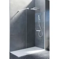 Profiltek FIXED ONE Duschwand 8 mm mit Farbwahl - Duschkabine