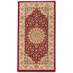 Orientteppich Kaschan 80 x 150 cm Polypropylen Rot