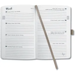 2x Jolie, Agenda, - Wochenkalender (A5, 1 Woche / 2 Seiten)