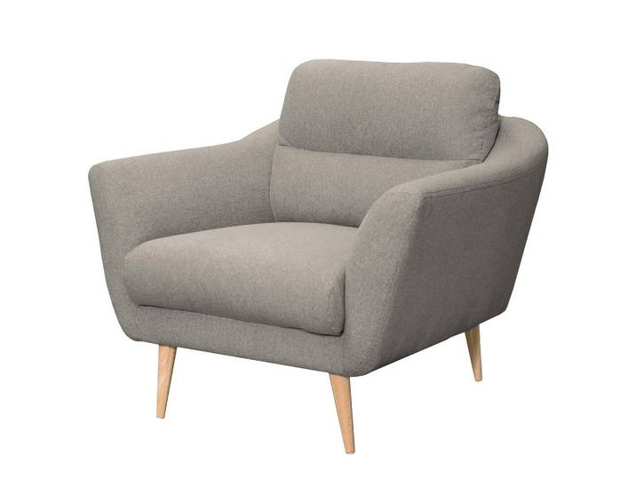 Livetastic Sessel Tromso, Grau, Holz, Buche, 92x87x88 cm, Made in EU, Wohnzimmer, Sessel, Sonstige Sessel