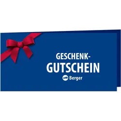 30,- Euro Berger Geschenkgutschein