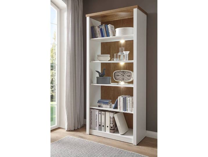 Regal I MDF Mitteldichte Holzfaserplatte , foliert Weiß 90 x 198 x 43cm