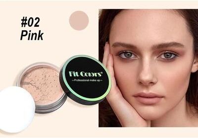 Uplift Essentials Korean Brightening Loose Powder Mineral Concealer Foundation Compact b Pink