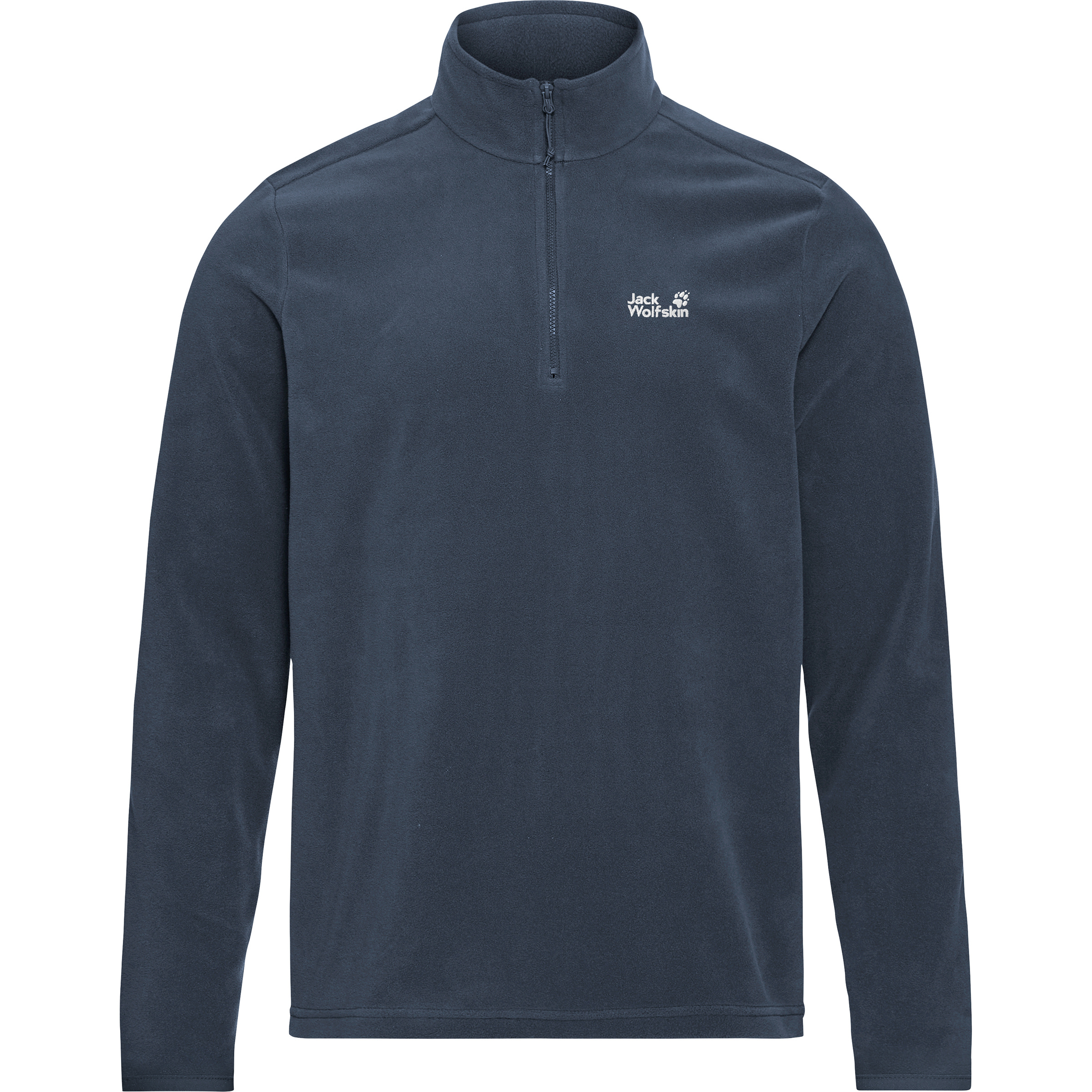 Jack Wolfskin Taunus 100 Half Zip Herren Pullover blau Größe S Trekking Schnell trocknend