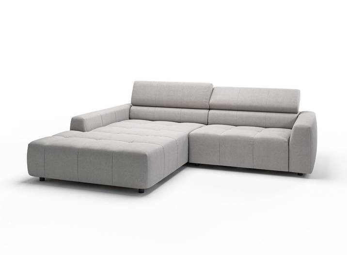 Candy Denver Ecksofa Easy Care motorische Sitztiefenverstellung