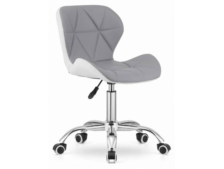Chaise Valora AVOLA - Gris et blanc x1 Chaise pratique pour la maison ou le bureau