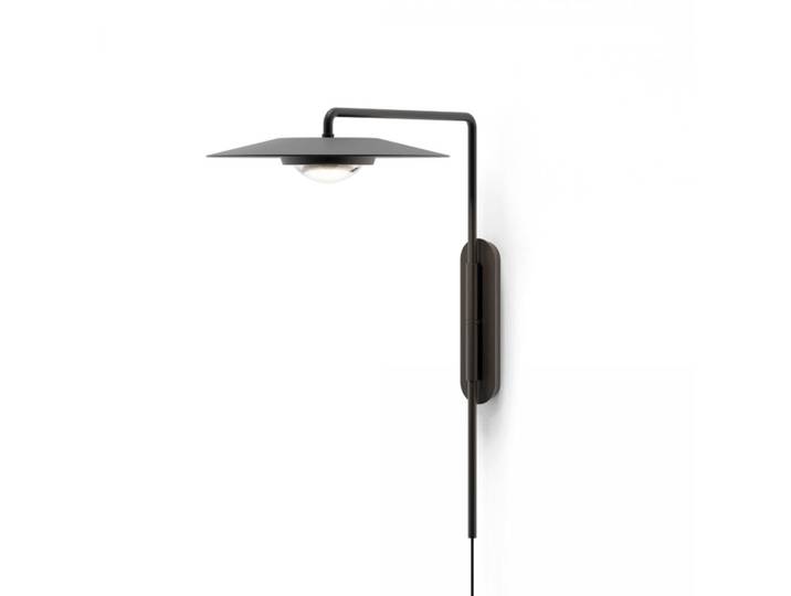 LUCEPLAN lampe murale applique KOINÈ (2700K - Verre et aluminium noir mat)