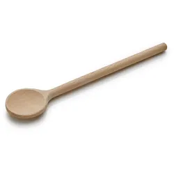 Essentials WAS Germany - Kochlöffel Set, 24 cm, Ø 4,5 cm, Set á 10 Stück, Holz