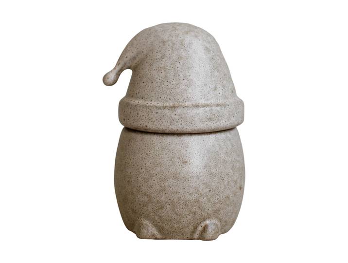 DBKD Pot avec couvercle Eating Santa Petit Beige