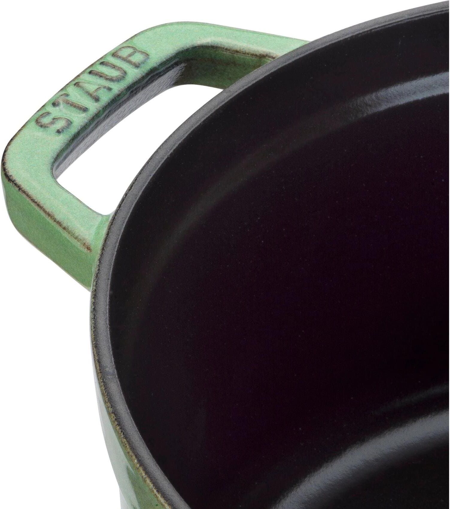 STAUB "Cocotte" Gusseisen salbeigrün 5,2 l + Ø 26cm