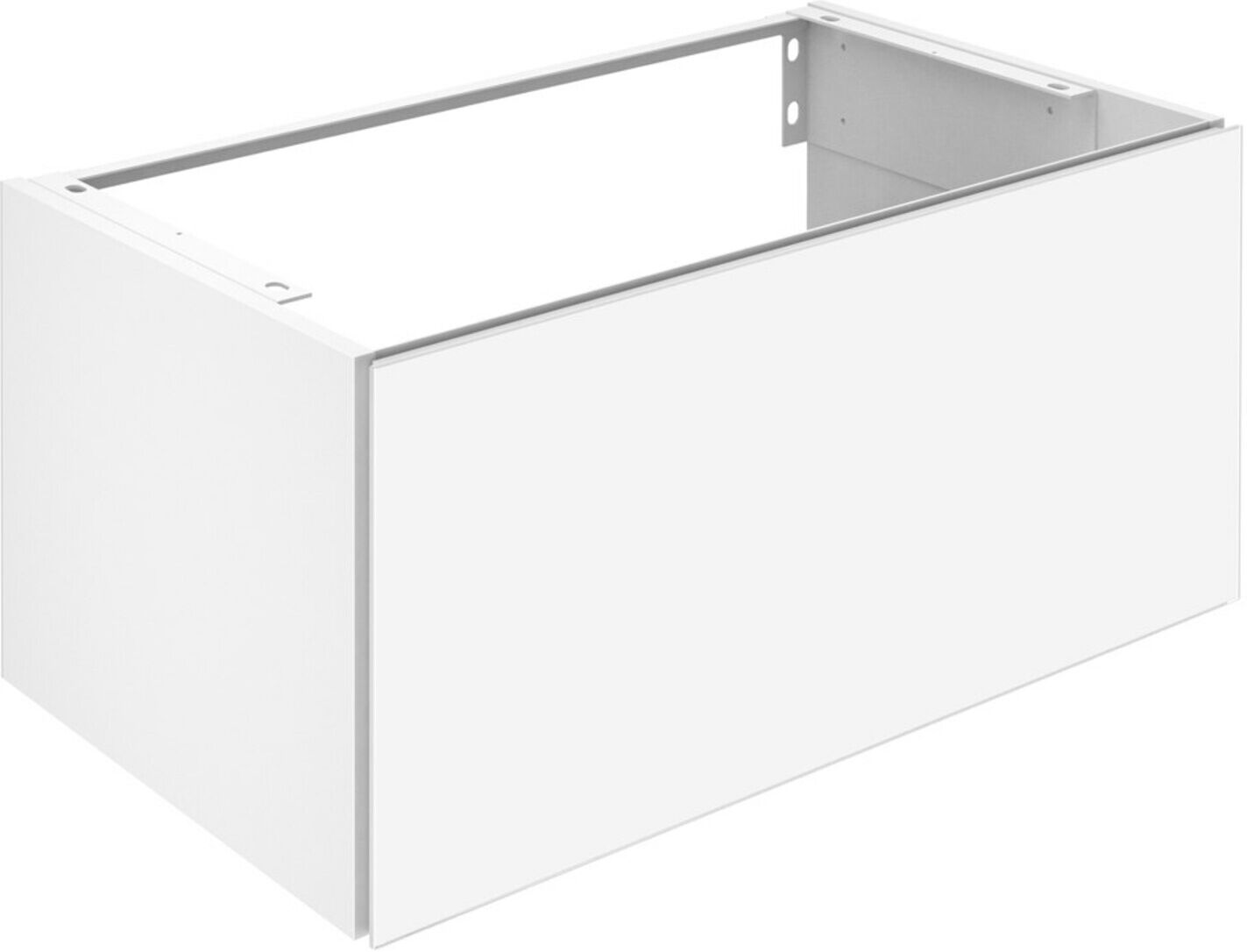 Keuco Waschtischunterschrank X-Line D Vul. m be., Gl Vul. m, 80x40x49cm, Aus (33161970000)