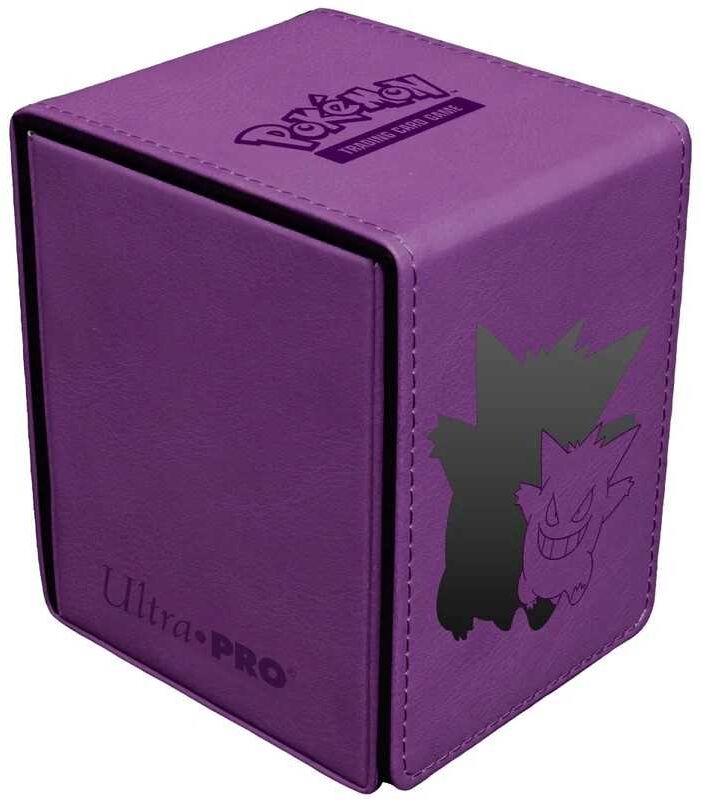 Pokémon Elite Series Gengar Premium Alcove Flip Deck Box for Trading Card Game - Official Ultra PRO Accessory
