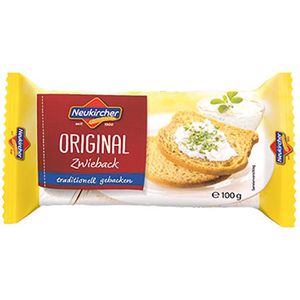 Neukircher Zwieback Original, 100 g, 14 Scheiben à 7,1 g