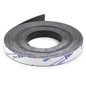 Böttcher-AG Magnetband schwarz, selbstklebend, 1mm Stärke, 10 mm x 5 m
