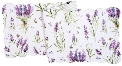 C & F Enterprises Inc Lavender Fields Table Runner Purple 14 x 51, 14 x 51, Purple