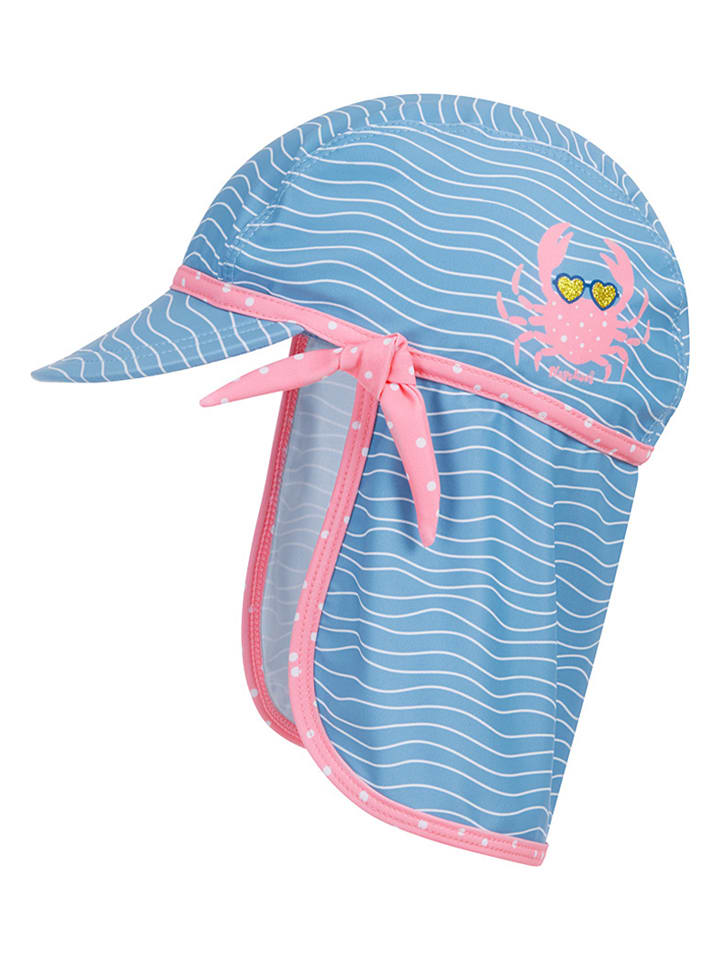 Playshoes Nackenschutzcap "Krebs" in Hellblau - 49 cm