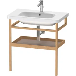 Duravit Möbel-Accessoires Handtuchhalter mit Ablage DuraStyle 9882, 740x440mm, DS988204376, Farbe: Basalt Matt / Eiche Massiv