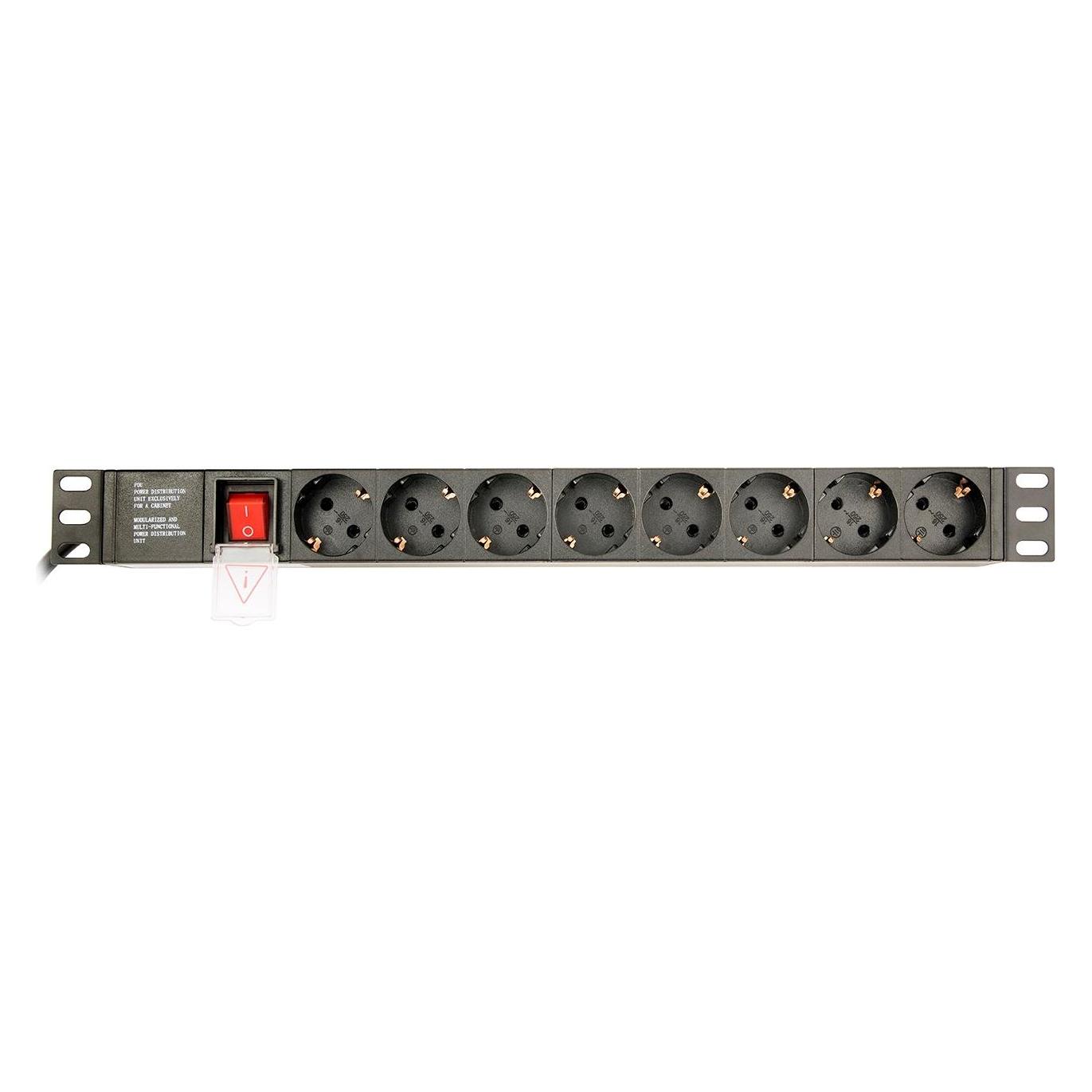 Gembird EG-PDU-014 Stromverteilereinheit (PDU) 8 AC-Ausgänge 1U (EG-PDU-014)