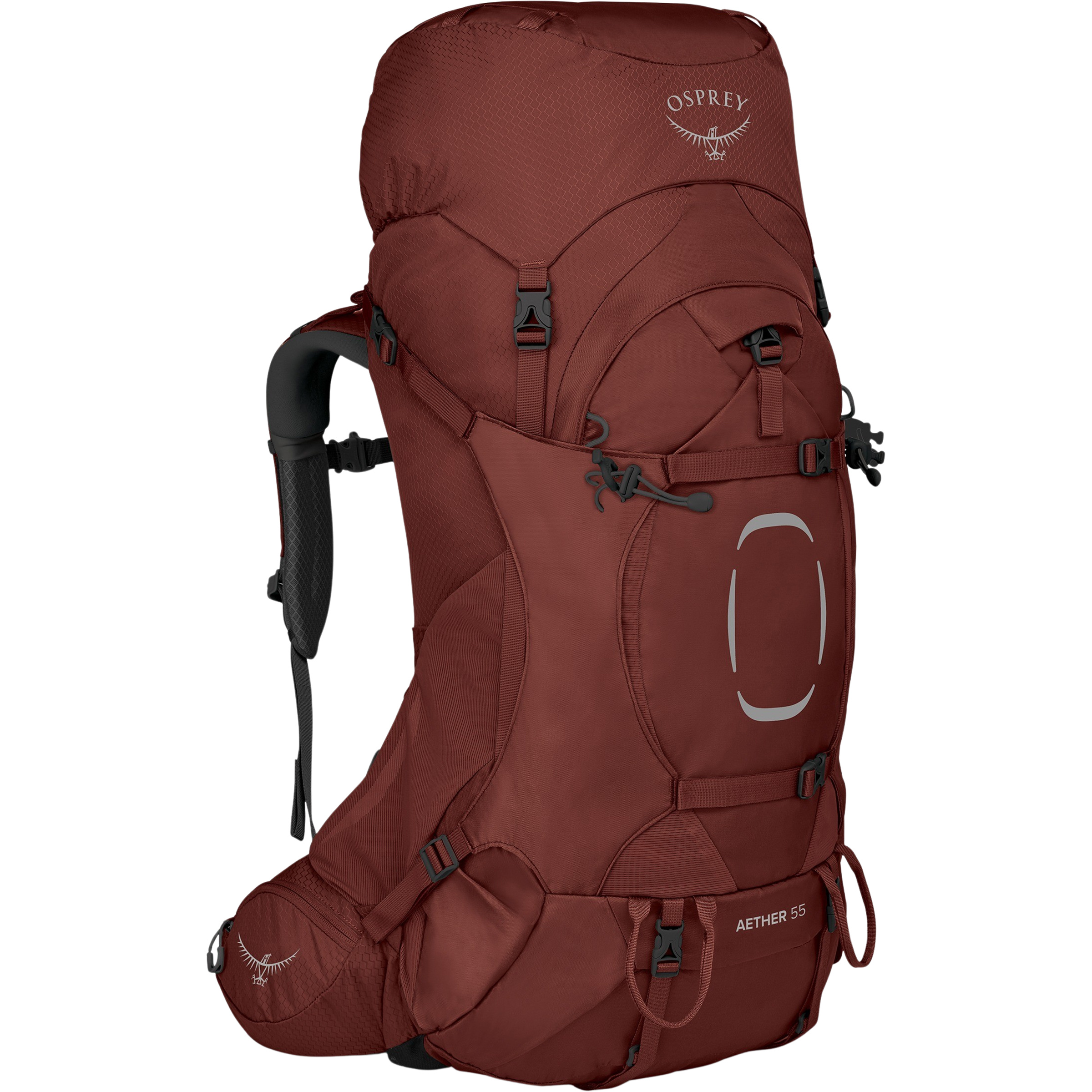Osprey Aether 55 Trekkingrucksäcke rot Größe 55L | L-XL Trekking Wasserabweisend