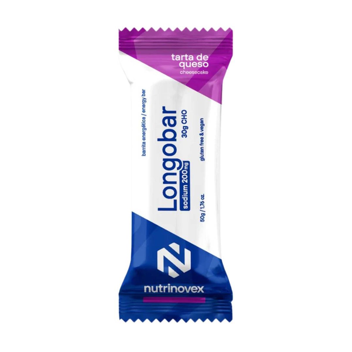 Barra Energética Nutrinovex Longobar Torta de Queijo 30 g CHO