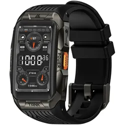 Kospet Smartwatch Tank X2 Ultra Schwarz, Touchscreen: Ja (34 mm, ohne SIM), Smartwatch