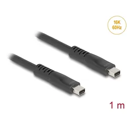 DELOCK Mini DisplayPort Kabel 16K 60 Hz 80 Gbps 1m