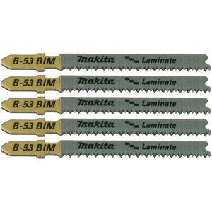 Makita Stichsägeblätter B-10970, B-53 bi, für Laminat, 5 Stück