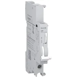 Schneider Electric M9A26914 Hilfskontakt, Multi9, OF, 1 Wechsler, 2mA bis 100mA, 24VAC bis 250VAC, 24VDC bis 220VDC, Anschluss unten