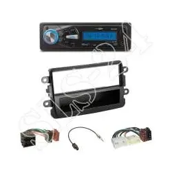 Set 1-DIN m. Fach Dacia Dokker/Duster/Lodgy+Caliber RMD055DAB-BT Autoradio US...