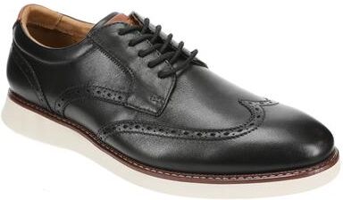 Florsheim Launch Wingtip Oxford Shoes - Mens 8 Black Oxford Medium