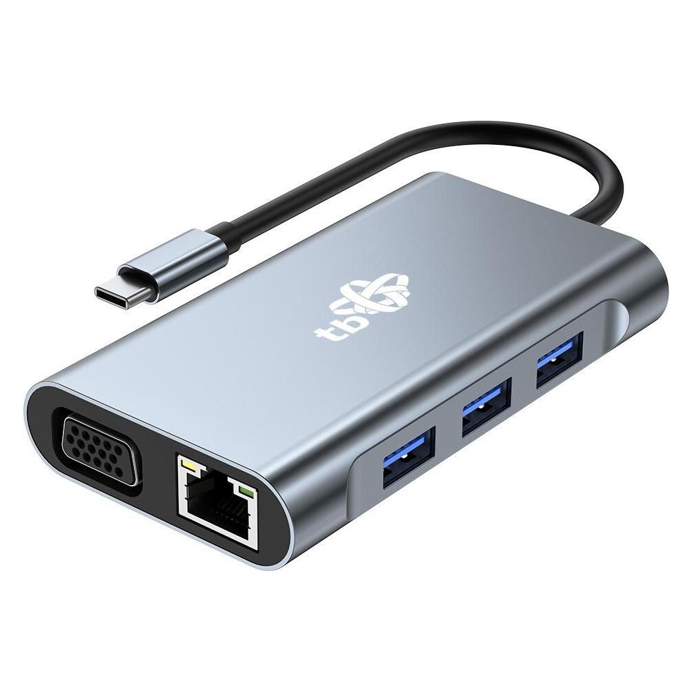 Lenovo Hub-Adapter USB-C 8in1 (USB-C, 8 Ports) (AKTBXVA8W1UHVRJ)