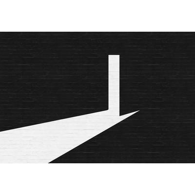Fototapete ARCHITECTS PAPER "Atelier 47 Duo Colour Brick 2", weiß, B:4m L:2,7m, Vlies, Tapeten, 3D Fototapete Grafisch 200 g Vlies Premium Tapete Steinoptik