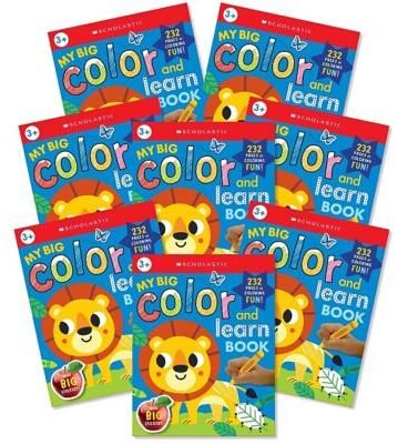 Scholastic Party Pack: My Big Color and Learn Book (8 Ct)