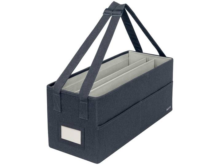 Faltbox Leitz Fabric Desksharing Aufbewahrungsbox Dunkelgrau - Aufbewahrungsbox