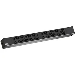 BACHMANN 19Zol.Steckdosenleiste 12f 1HE 12-fach IEC 333.616
