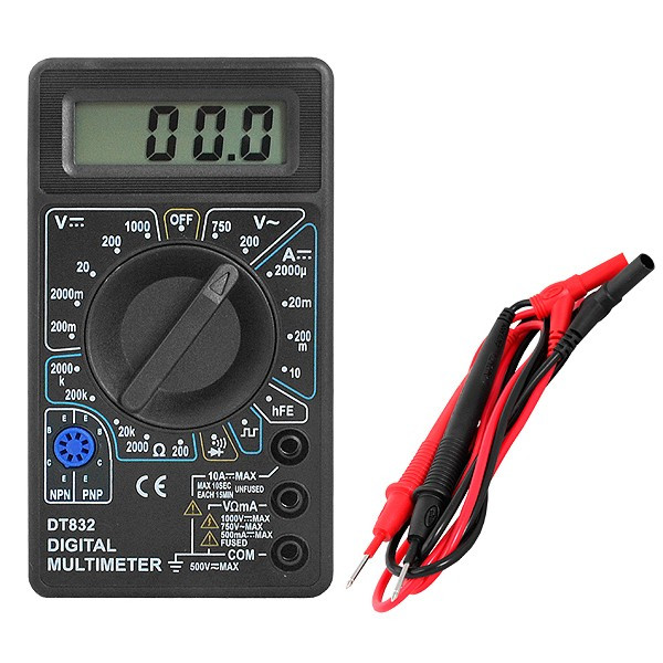 Delta Multimeter DT832 met zuignap