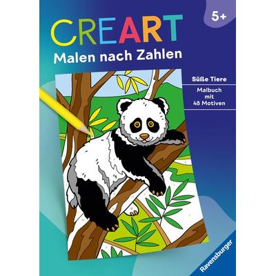 CreArt Malen nach Zahlen ab 5: Süße Tiere, Taschenbuch von , Ravensburger Verlag GmbH, 978-3-473-48863-6