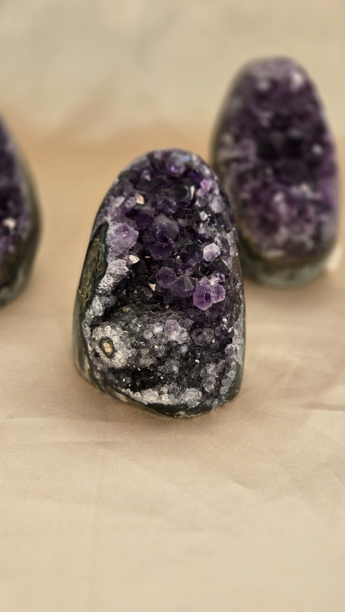 Mini amethist geode van Moonlie