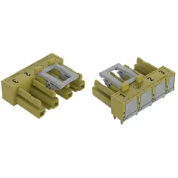 Wago 770-864/011-000/073-000 Buchse für Leiterplatten,abgewinkelt,4-polig,hellgrün 770864011000073000  - 50 Stück