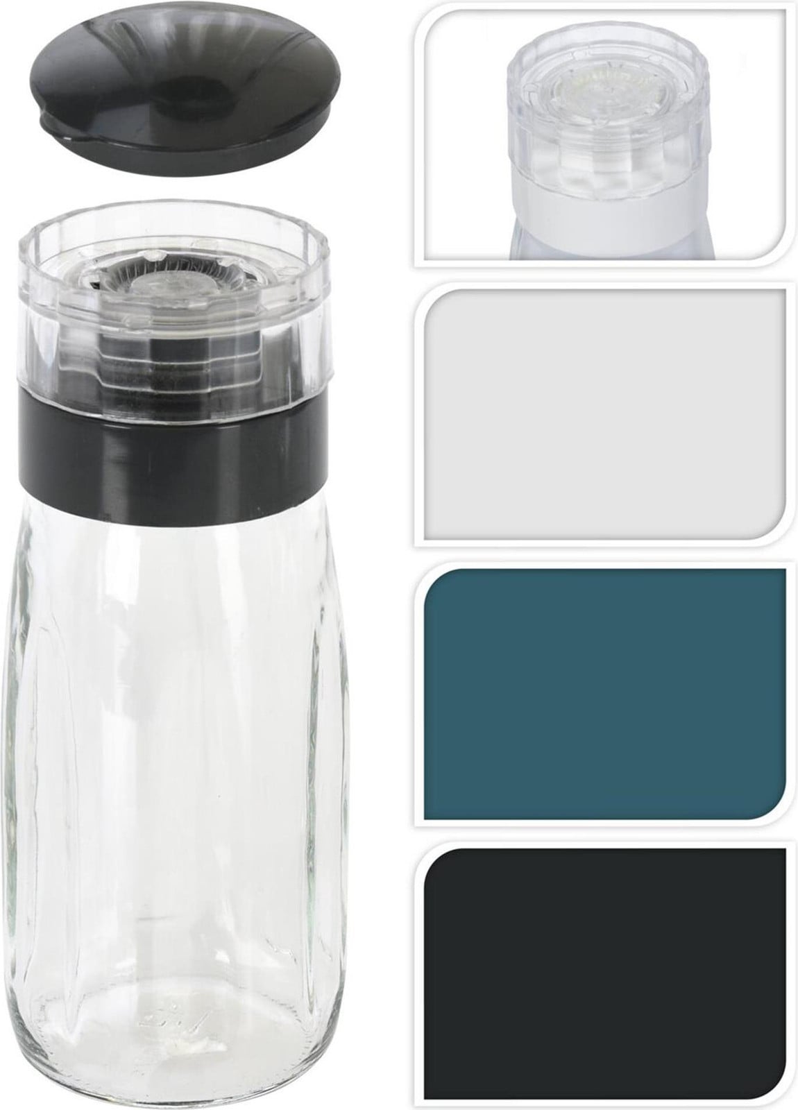 Excellent Houseware pepermolen glazen model 300 ml