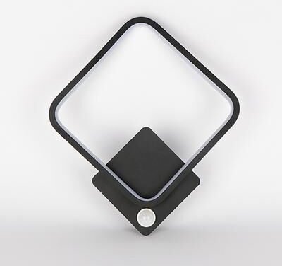 Friendly Fresh Finds Smart Motion Sensor Wall Light Aluminum LED Wall Light For Hallway Bedroom Staircase black
