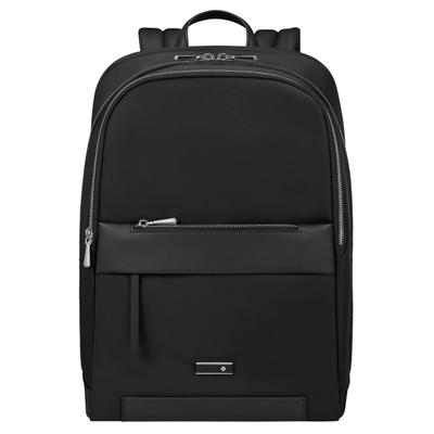 Laptoprucksack SAMSONITE "ZALIA 3.0 15,6''", Damen, Gr. B/H/T: 28cm x 41cm x 12,5cm, schwarz, Polyester, unifarben, Rucksäcke Laptoprucksack, Businessrucksack Rucksack für Laptop, Tablet und Co.