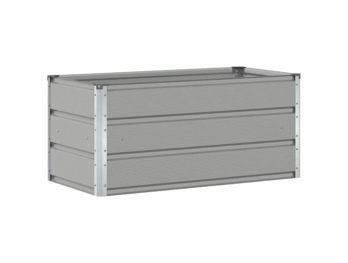 Jardinière moderne extérieure design grise 100 x 50 x 45 cm