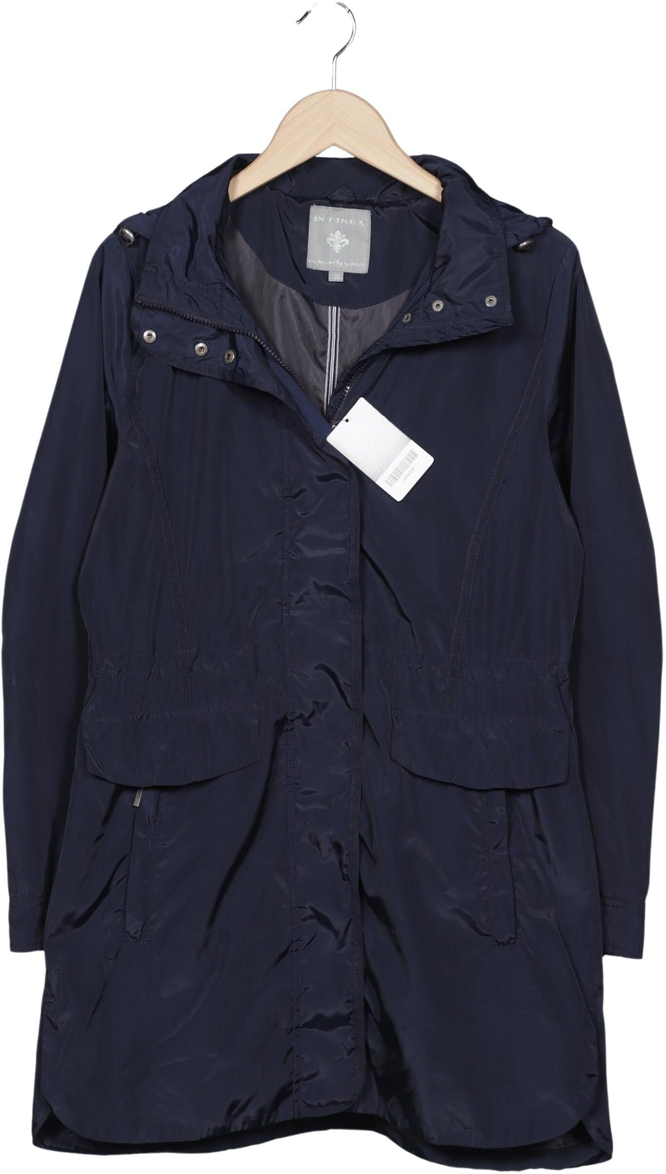 In Linea Damen Mantel, Marineblau, Gr. EU 38, Synthetik - Second Hand