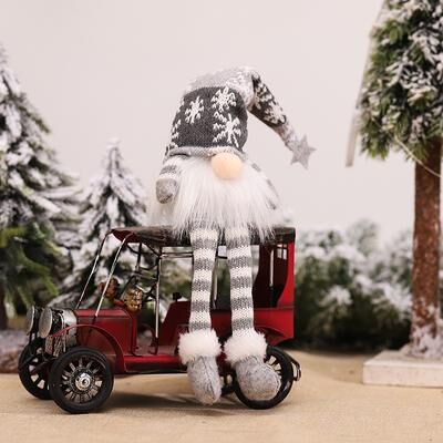 Discount Dollar Deals Christmas Decoration Home, LED Faceless Doll, Elf Gnome With Lights, Navidad Children New Year Gift 6