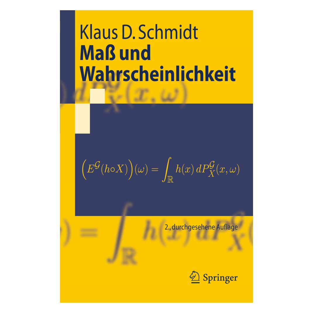 Springer Mass und Wahrscheinlichkeit (Deutsch, Softcover, Klaus D. Schmidt) (7154418)