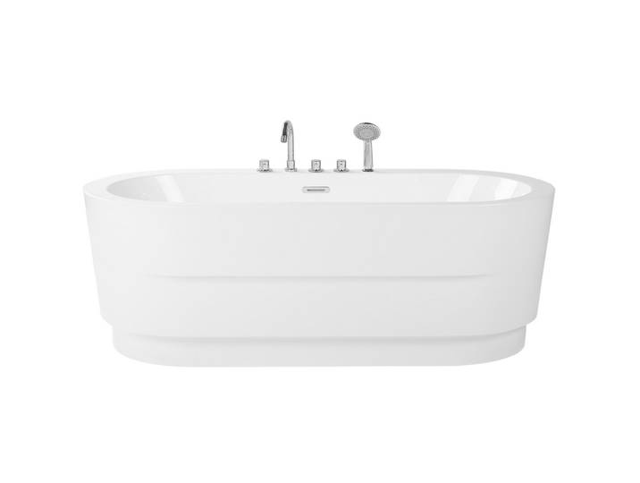 BADEWANNE FREISTEHEND 80x170x60 cm weiß Empresa